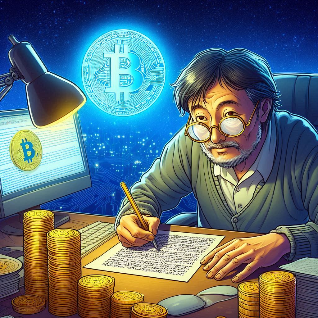 Satoshi Nakamoto writes the Bitcoin Whitepaper